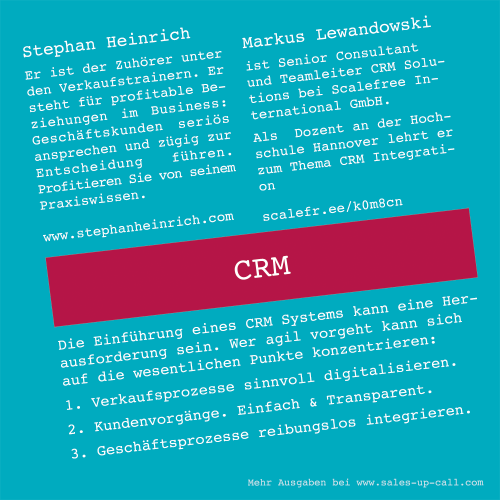 CRM – Sales-up-Call