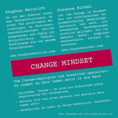 Change Mindset - Sales-up-Call