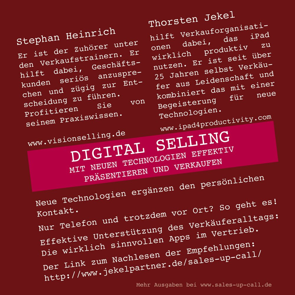 Digital verkaufen - Sales-up-Call - Stephan Heinrich