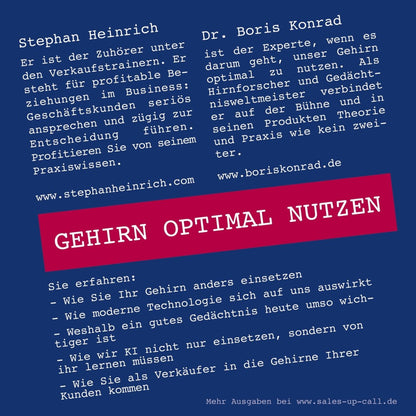 Gehirn optimal nutzen - Sales-up-Call