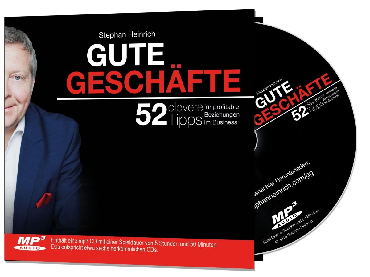 Hörbuch als CD: Gute Geschäfte - 52 clevere Tipps für profitable Beziehungen im Business - Stephan Heinrich