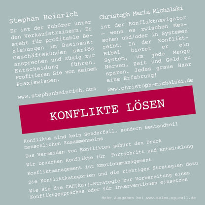 Konflikte lösen - Sales-up-Call - Stephan Heinrich