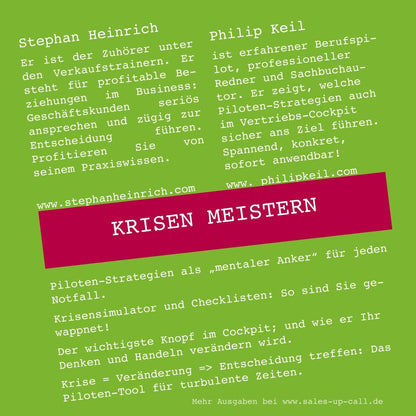 Krisen meistern - Sales-up-Call - Stephan Heinrich