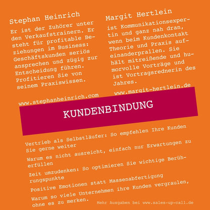 Kundenbindung - Sales-up-Call - Stephan Heinrich