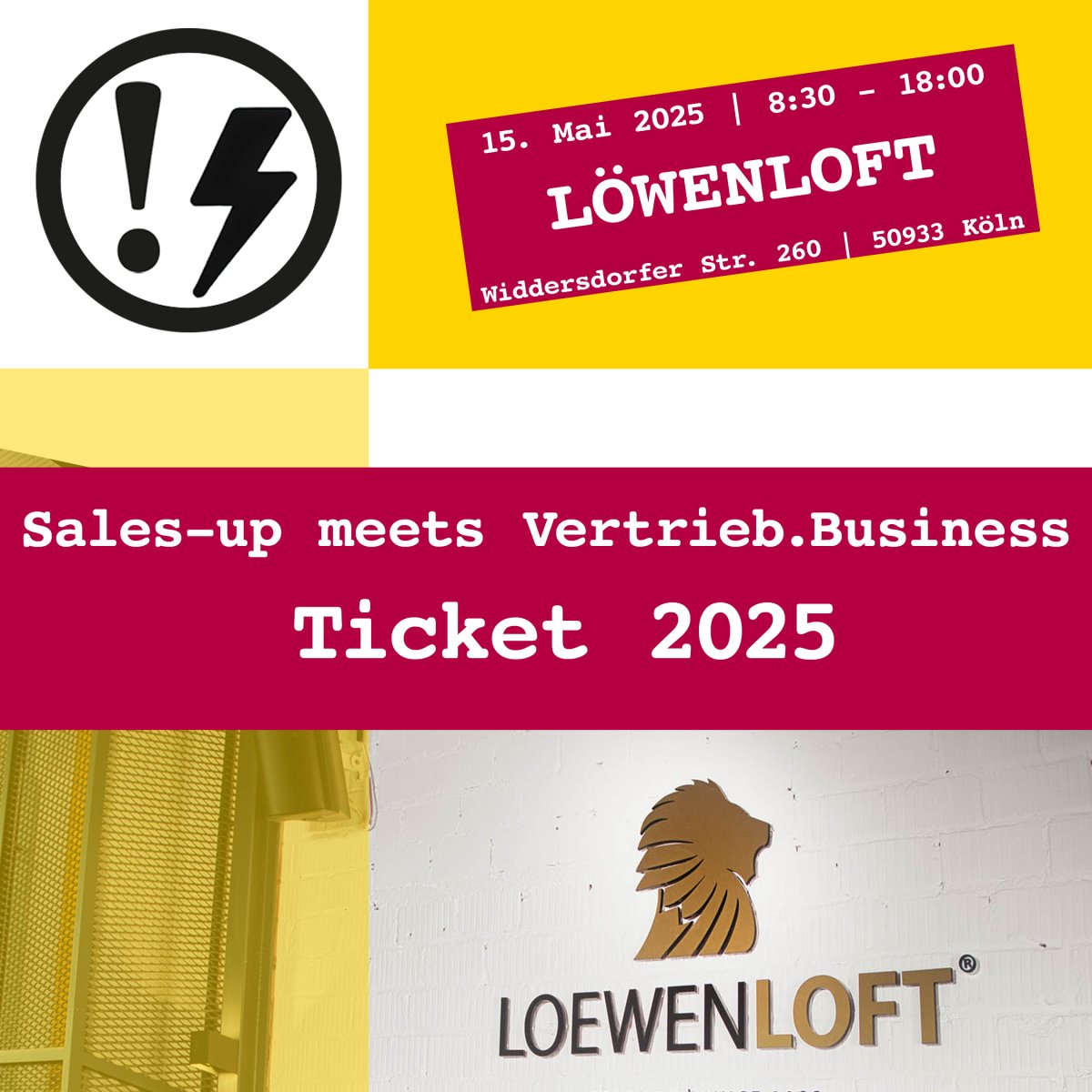 Sales-up meets Vertrieb.Business 2025 | Ticket