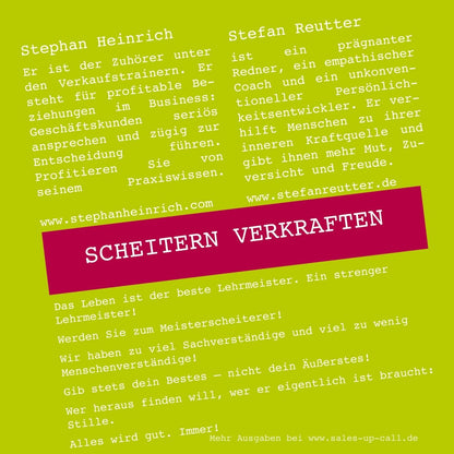 Scheitern Verkraften - Sales-up-Call - Stephan Heinrich
