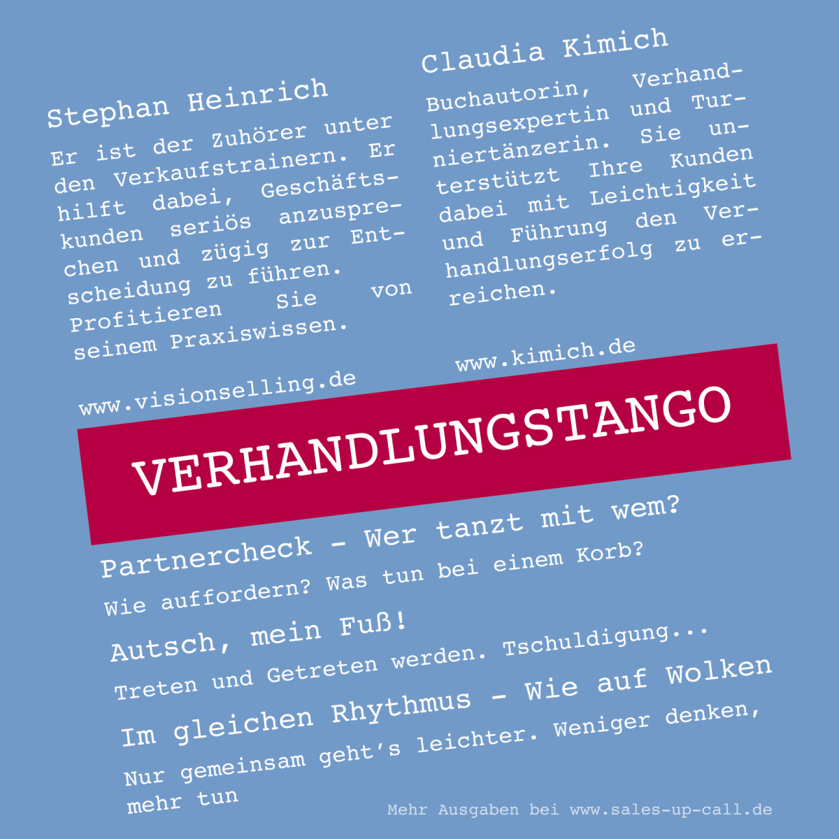 Verhandlungs-Tango - Sales-up-Call - Stephan Heinrich
