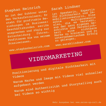 Videomarketing - Sales-up-Call - Stephan Heinrich