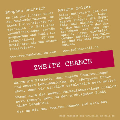 Zweite Chance - Sales-up-Call - Stephan Heinrich